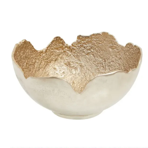 Cuenco de mesa decorativo para utensilios de cocina, cuenco de servidor de diseño martillado, cuenco para servir frutas para uso en restaurante de Hotel en casa - Product Image 5