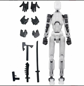 Tùy Chỉnh 3D In Búp Bê May Mắn Hành Động Hình Đồ Chơi Với 13 Khớp Khớp Khớp Khuôn Nhựa Mô Hình - Product Image 2