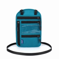 Voyage à l'étranger multi-fonctionnel Document paquet sac à main pochette passeport couverture crédit ID porte-carte argent voyage suspendu cou sac