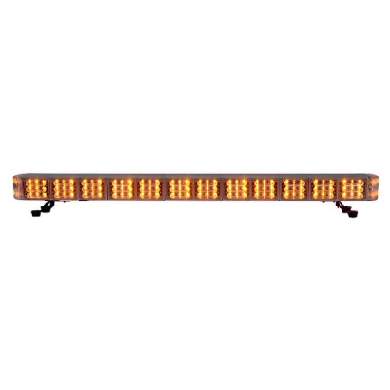 slim lightbar amber led full size light bar Super bright warning Lightbar TBD8733B-1.28M