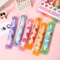 Surligneurs à double pointe assortis 6 couleurs Séchage rapide Écriture fluide 6 couleurs macaron Stylos marqueurs pour étudiants Prise de notes