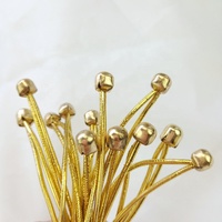 Cordon élastique métallique haute résistance avec embout en boule métallique pour l'étiquetage des vêtements et l'artisanat décoratif