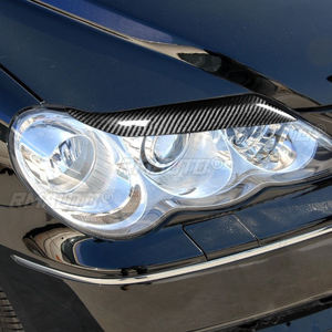 1 par de cubiertas decorativas para faros delanteros de coche, de fibra de carbono real, para Toyota Reiz 2004 2005 2006 2007 2008 2009 - Product Image 5