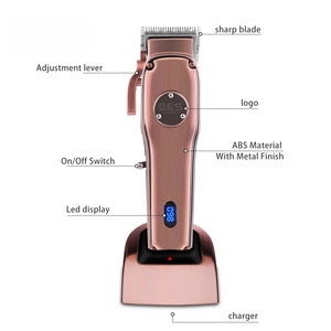 Tondeuses à cheveux professionnelles rechargeables par USB les plus vendues, kits de tondeuses sans fil robustes pour salon de coiffure - Product Image 5