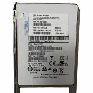 02PX540 Disque SSD interne 800 Go 2.5 pouces 02PX540 SSD 800 Go Sas pour IBM Storwize V5000E - Product Image 1