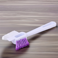 Billy Kitchen double brosse d'angle brosse en plastique de nettoyage domestique avec poils de dureté différente à double face en matériau PP