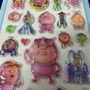 Fecha de Envío: 19-20 de abril. Lindas Pegatinas de Kobitos <span class=keywords><strong>Peach</strong></span>, Pegatinas 3D Estereoscópicas, Rígidas, Sólidas y Altamente Transparentes - Product Image 2