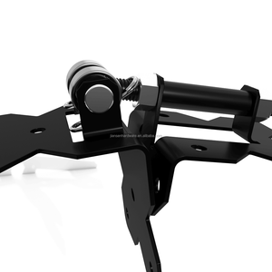 Loquet de porte robuste autobloquant à montage sur poteau levier de gravité automatique loquets de porte de clôture en bois <span class=keywords><strong>pour</strong></span> clôtures en PVC/vinyle - Product Image 3