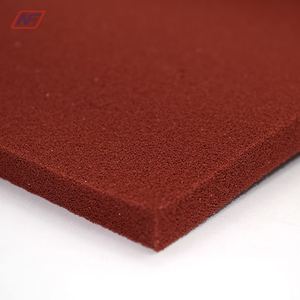 Yumuşak orta firma sertlik sünger Custom Made yüksek sıcaklık silikon kauçuk levha köpük ped için ısı basın makinesi demir masa - Product Image 4