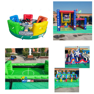 Bambini e adulti gonfiabili gonfiabili Sport interattivi gioco gonfiabile Bungee affamato ippopotamo Chow Down gioco - Product Image 6