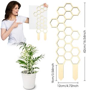 <span class=keywords><strong>Support</strong></span> de plante grimpante en <span class=keywords><strong>bois</strong></span> moderne de 30 cm, cadre créatif pour plantes grimpantes, <span class=keywords><strong>support</strong></span> de fleurs, <span class=keywords><strong>support</strong></span> de pot de jardin, poteaux de soutien fixes - Product Image 2