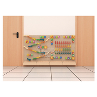 Panneau mural sensoriel interactif mural personnalisé Tige en bois Jeux muraux pour la maternelle Centre éducatif précoce