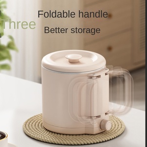 Bouilloire électrique sans fil pliable portable en verre borosilicate 1,8 L avec arrêt automatique, contrôle de la température et rotation à 360 degrés - Product Image 2