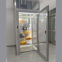 Nouvel Ascenseur de Villa Hydraulique à Mât Vertical de Luxe, pour 2 à 5 Étages, Personnalisé pour Résidence Privée, Haute Sécurité, Origine Chine