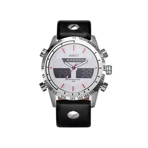 AM3023 Hot Sale Factory Men Led Wrist Watch Fashion Manufacturing Dual Display Watch