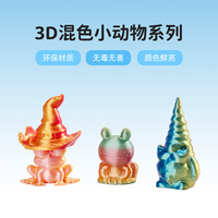 Miniaturas de Animales Impresas en 3D, Coloridas, Decorativas, Educativas para Niños, Juguetes Modelo