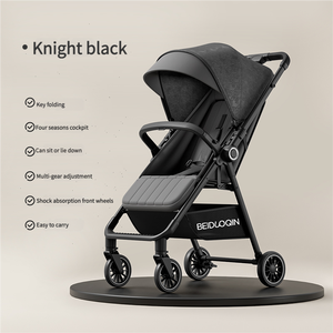 Vendita calda <span class=keywords><strong>passeggino</strong></span> pieghevole in cotone e lino <span class=keywords><strong>leggero</strong></span> comodo bidirezionale seduto e sdraiato per camminare per bambini - Product Image 2