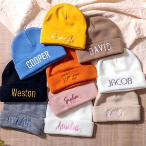 Gorro de Punto Personalizado de <span class=keywords><strong>Lana</strong></span> <span class=keywords><strong>Merino</strong></span> de Alta Calidad, Gorro de Invierno Suave, Pesado y Cálido, Gorro de Punto Unisex Liso con Logotipo Bordado para Exteriores - Product Image 2