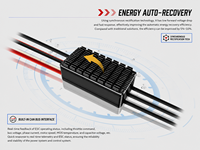 Contrôleur de vitesse de moteur sans balais BLDC de qualité industrielle ESC U120 V2 5-14S LiPo 120A Max, puissance de sortie 1,1-6,2 kW, protection IP67