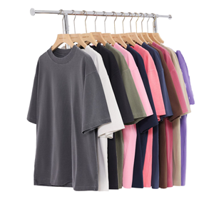 Camiseta de Hombre, Corte Regular, Informal, Lisa, 100% Algodón, Personalizable con Impresión por Transferencia de Calor, Efecto Lavado - Product Image 1