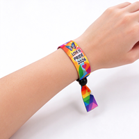Bracelets d'identification jetables en polyester avec logo personnalisé OEM, sublimation, verrouillage de sécurité, pour événements, festivals, concerts, fêtes