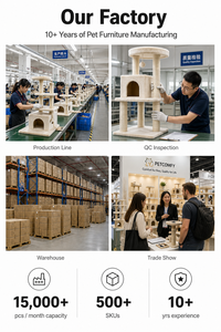 Arbre à chat personnalisé <span class=keywords><strong>en</strong></span> gros, directement de l'usine, tour pour chat OEM avec maisonnette et lit, griffoir <span class=keywords><strong>en</strong></span> sisal pour animaleries et <span class=keywords><strong>d</strong></span>étaillants - Product Image 5