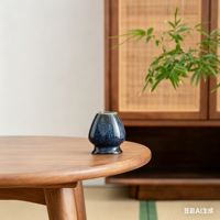 Support élégant en céramique rose pour fouet à matcha, support traditionnel japonais pour cérémonie du thé, support Chasen pour la protection du fouet en bambou