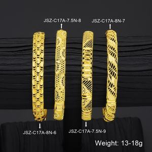 Jxx Venta al por Mayor de Brazaletes Árabes de Dubái para Bodas, Brazaletes de Oro de 24K para Mujer - Product Image 5