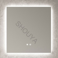 Venta Directa de Fábrica, Mueble de Baño de Pared de Nuevo Diseño con Lavabo de Cerámica y Espejo LED
