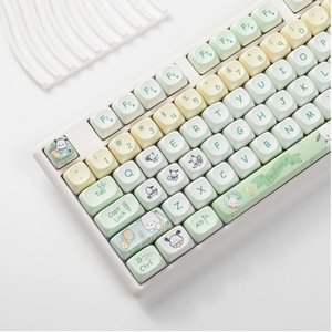 Pochacco <b>Keycaps</b> Moa Height <b>Pbt</b> Full Set Cute Customized English Universal Compatible - Product Image 1
