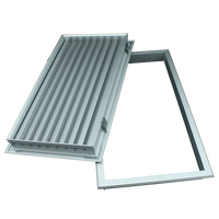 Porte en aluminium pour climatiseur, ventilation de salle de bain