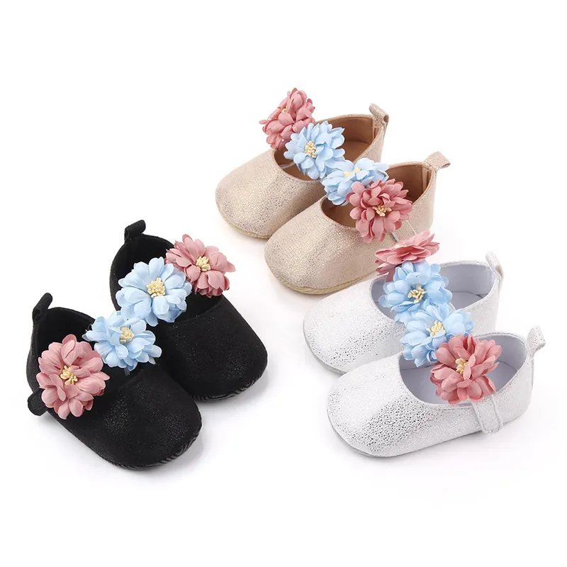 Chaussures en cuir PU élégantes pour bébé fille, jolies chaussures pour nouveau-né pour premiers pas,, nouvelle collection