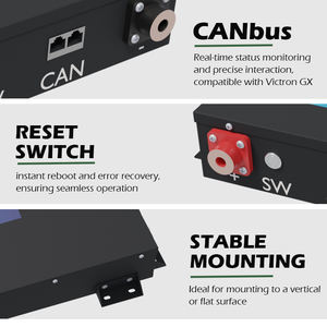 Baterai Lithium Ion generasi baru Ultra ramping 12V 100AH tahan lama dengan kepadatan energi tinggi dan CANbus - Product Image 6