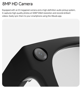 <span class=keywords><strong>Lunettes</strong></span> intelligentes <span class=keywords><strong>RayBan</strong></span> Meta Style AI avec câble de charge, assistant IA ChatGPT, enregistrement vidéo 8MP, <span class=keywords><strong>lunettes</strong></span> de voyage et d'affaires - Product Image 5