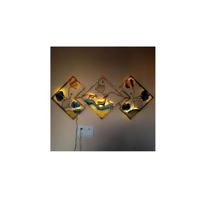 เหล็กเหล็กแขวนผนังหลากสีรูปทรงตามขนาดที่กำหนดเองของตกแต่งบ้านตามเทรนด์ล่าสุดสำหรับตกแต่งบ้านที่เป็นไปตามอุตสาหกรรม - Product Image 4