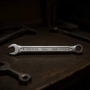 Ttake Combination Wrench 8mm DIN3113A Italy Made <b>Open</b> <b>End</b> <b>Spanner</b> - Product Image 3