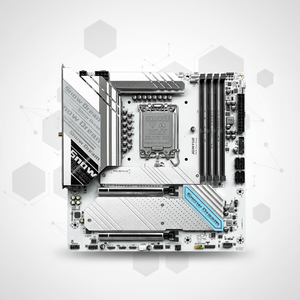 Carte mère Z690M Z790M Snow Dream H610M H610I B660M GAMING WIFI LAG1700 compatible avec la RAM DDR4/DDR5 pour les processeurs de 12e-14e génération - Product Image 1