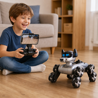 TQ21 8-Rad-Stunt-Roboterhund RC-Tiermodell mit HD-Frontkamera, FPV-WLAN-Videoübertragung, Follow-Me-Funktion und anfängerfreundlicher Fernbedienung