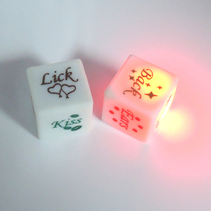 A granel 18mm juguetes impreso sexo <span class=keywords><strong>dados</strong></span> LED brillante <span class=keywords><strong>dados</strong></span> - Product Image 2