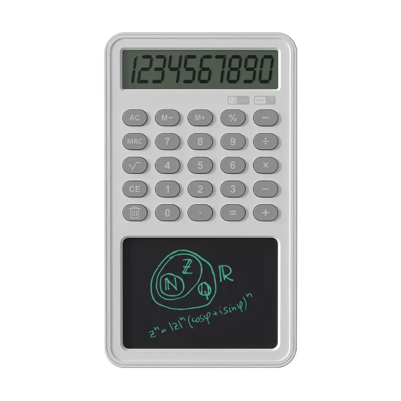 Desktop Calculator Handwriting Desktop Calculator with Portable LCD Handwriting Screen Writing Tablet for Daily and Basic Office