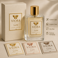 Étiquettes personnalisées en feuille d'or gaufrée, papier texturé pour parfum, bougie, flacon cosmétique, pot, emballage cadeau de luxe, logo, toutes tailles et formes
