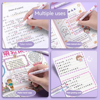 6 pièces ensemble fleur ligne forme surligneur stylo rouleau pointe courbe Liner marqueur Kawaii coréen papeterie école fournitures de bureau cadeaux