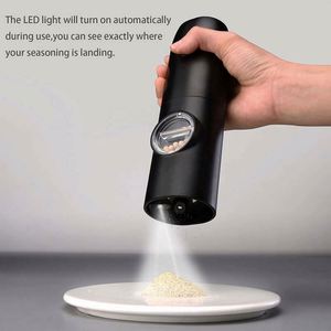 Top Selling <b>Pepper</b> <b>Grinder</b> Electric Rechargeable Salt and <b>Pepper</b> <b>Grinder</b> Mill Set with LED Light - Product Image 5