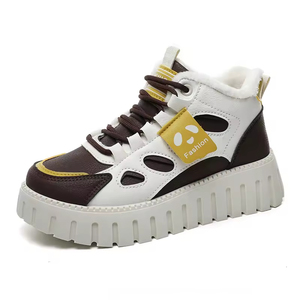 2026 Winter Lace-up Waterproof Plush Cotton Shoes for Warmth and Fashion for Students - Product Image 2