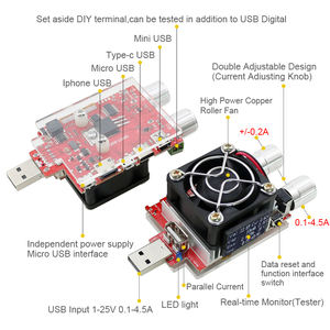 35W sabit akım çift ayarlanabilir elektronik yük + QC2.0/3.0 tetikler hızlı gerilim Usb Tester voltmetre yaşlanma deşarj - Product Image 2