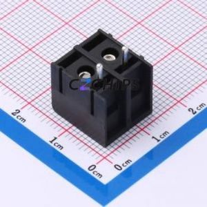 DBT50P-6.35-2P-BK-P Barrier Terminal Block Through hole Component (THT),P=6.35mm Connector 6.35mm 10A 300V - Product Image 2
