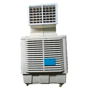 Portable Evaporative Air Cooler 30 White Greenhouse Galvanized Steel Wall / Window Mount Mounting Fan for Heater Pumps Low Noise
