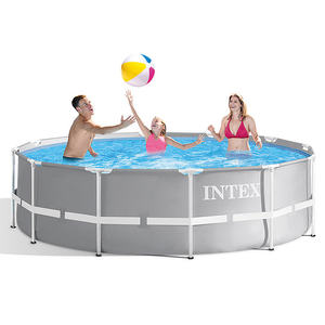 <strong>INTEX</strong> 26716 12 Feet X 39 Inches Round Frame Swimming <strong>Pool</strong> Water Game Large Above Ground <strong>Rectangular</strong> <strong>Pool</strong> - Product Image 1