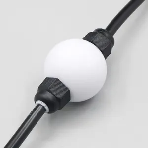 Boule lumineuse de noël à led, lumière de décoration rgbw colorée 24v, haute luminosité IP67, pour l'extérieur