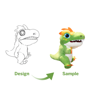 Üretici toplu toptan yumuşak doldurulmuş hayvan bebek OEM Logo sevimli tasarım isteğe özel peluş oyuncak - Product Image 4